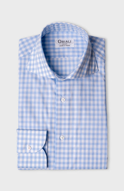 Camicia Quadri Azzurro
