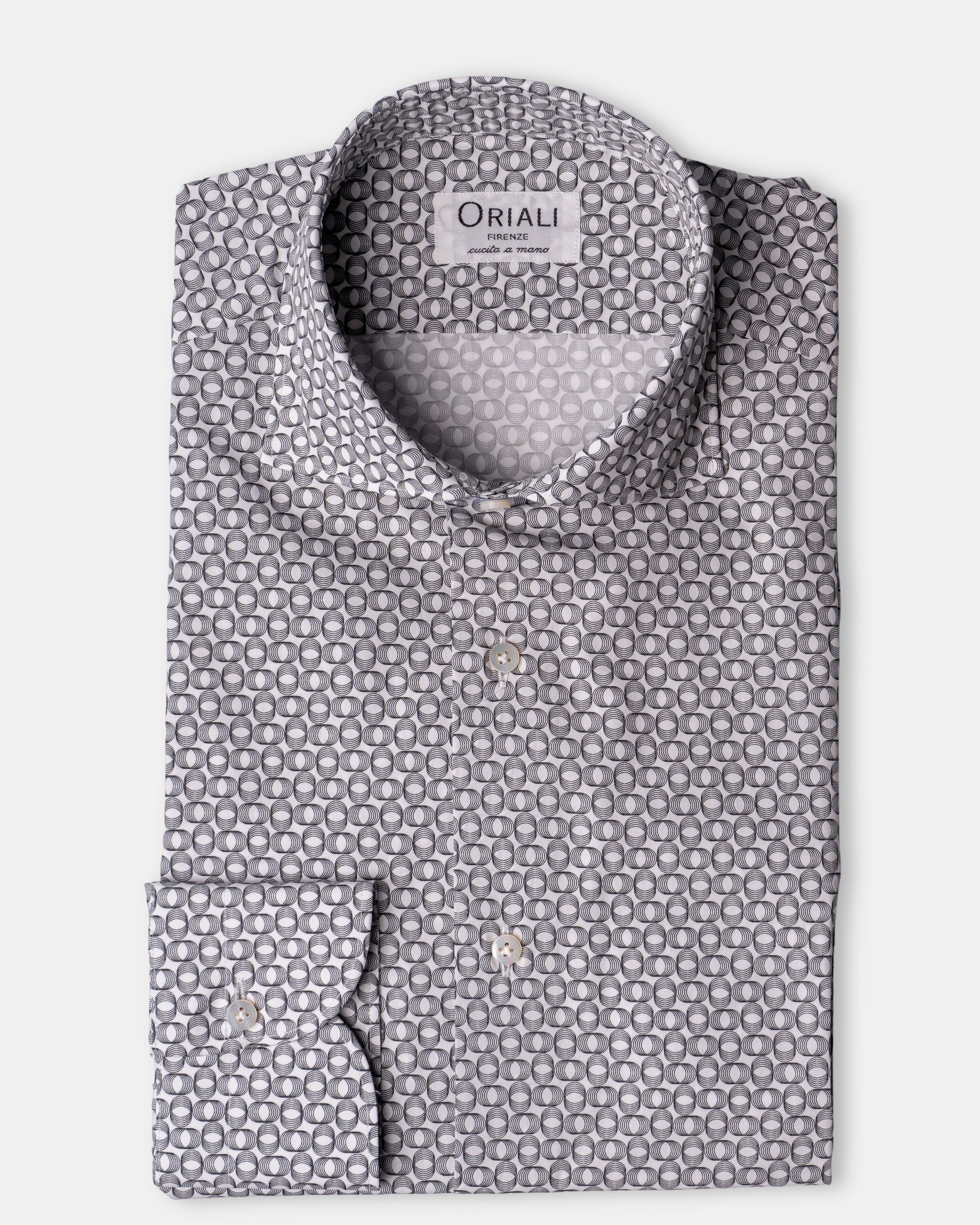 Camicia Stampa Optical Popeline