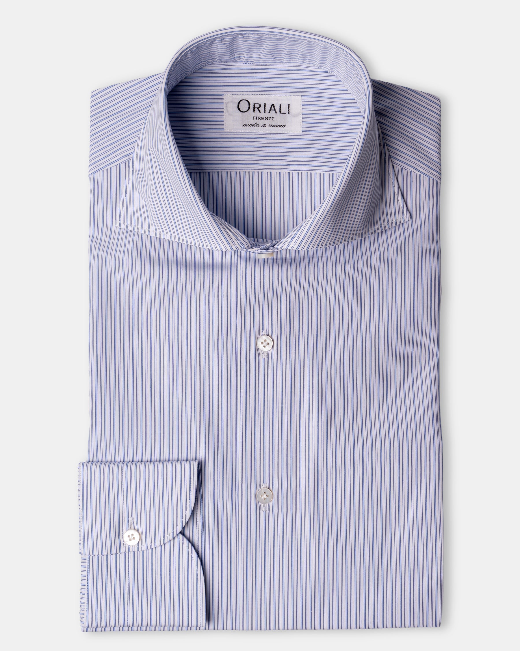 Camicia A Righe Signature Popeline