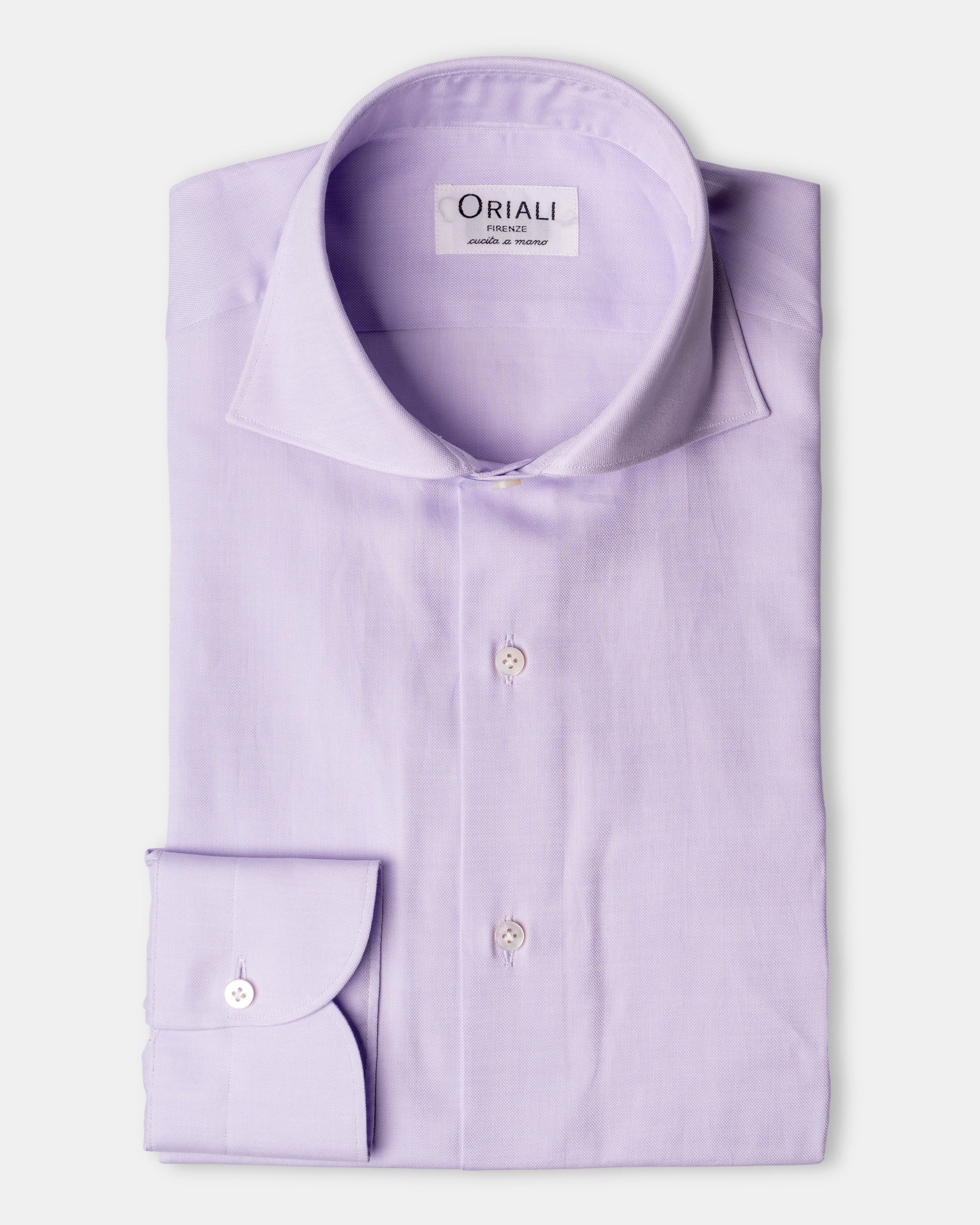 Camicia Lilla Chiaro Oxford