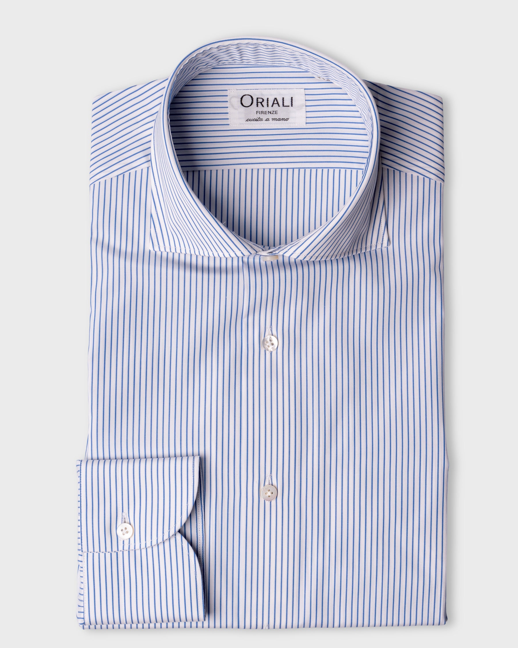 Camicia A Righe Popeline