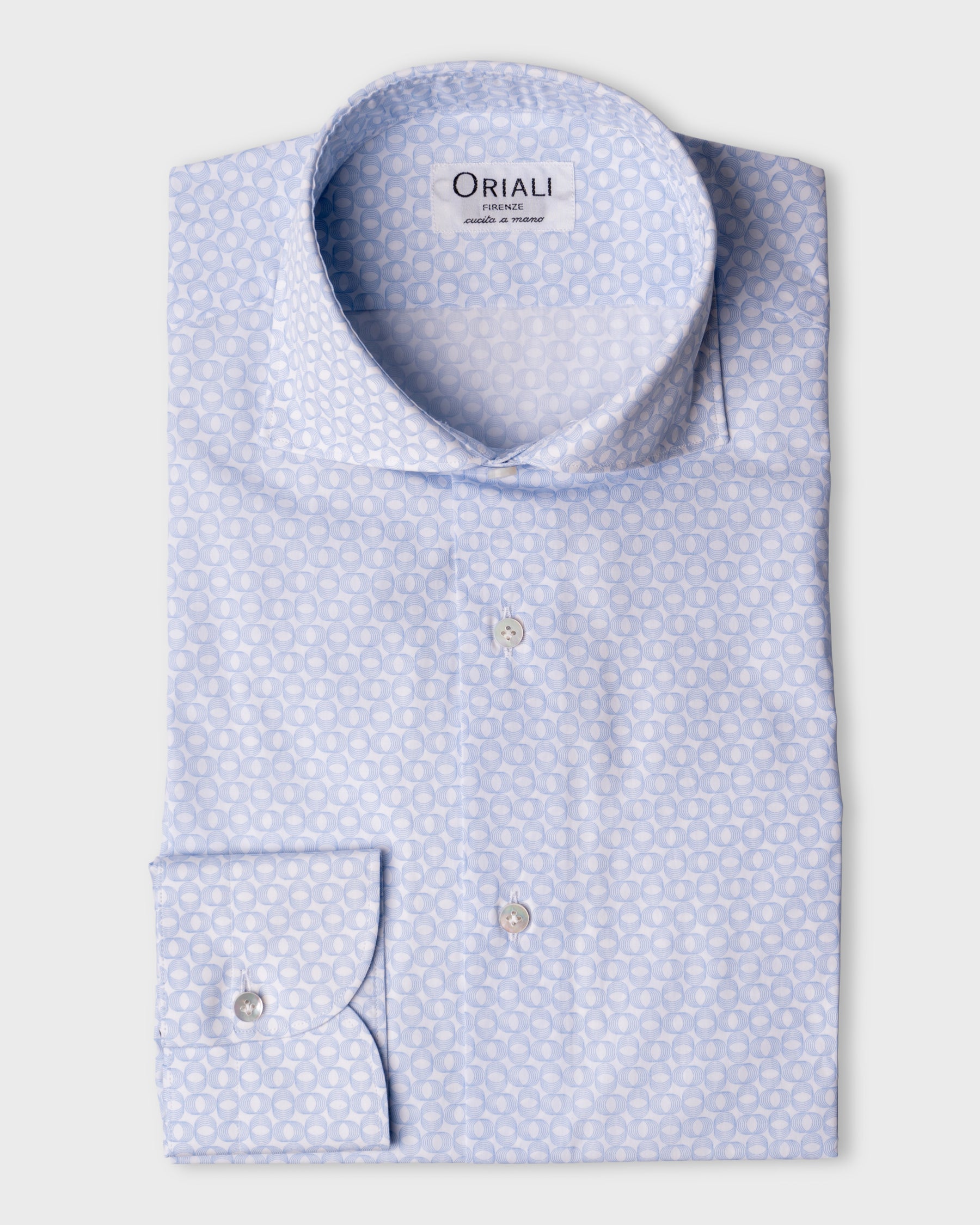 Camicia Stampa Optical Popeline