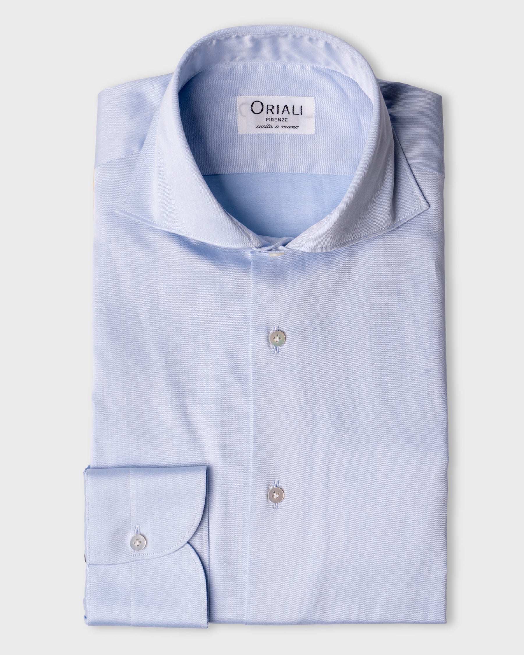 Camicia Azzurro Chiaro Twill
