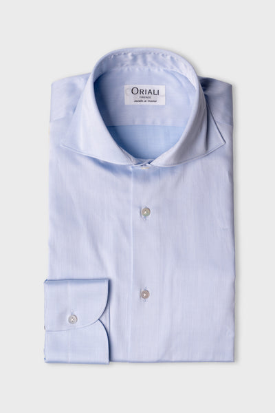Camicia Azzurro Chiaro Twill