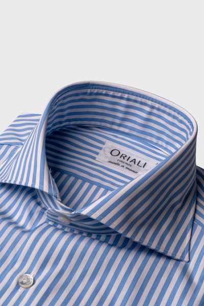 Camicia a Righe Signature Popeline