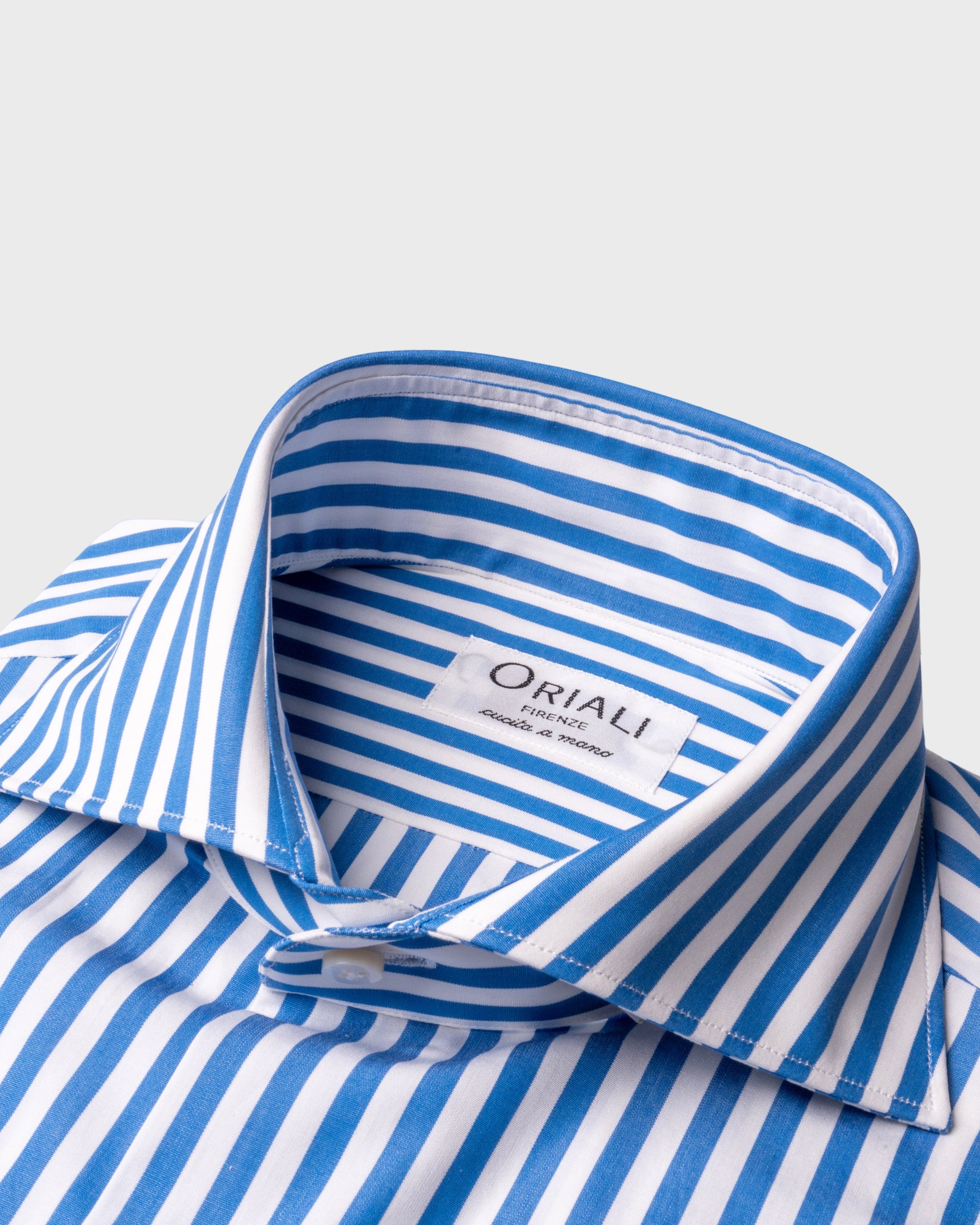 Camicia A Righe Signature Popeline