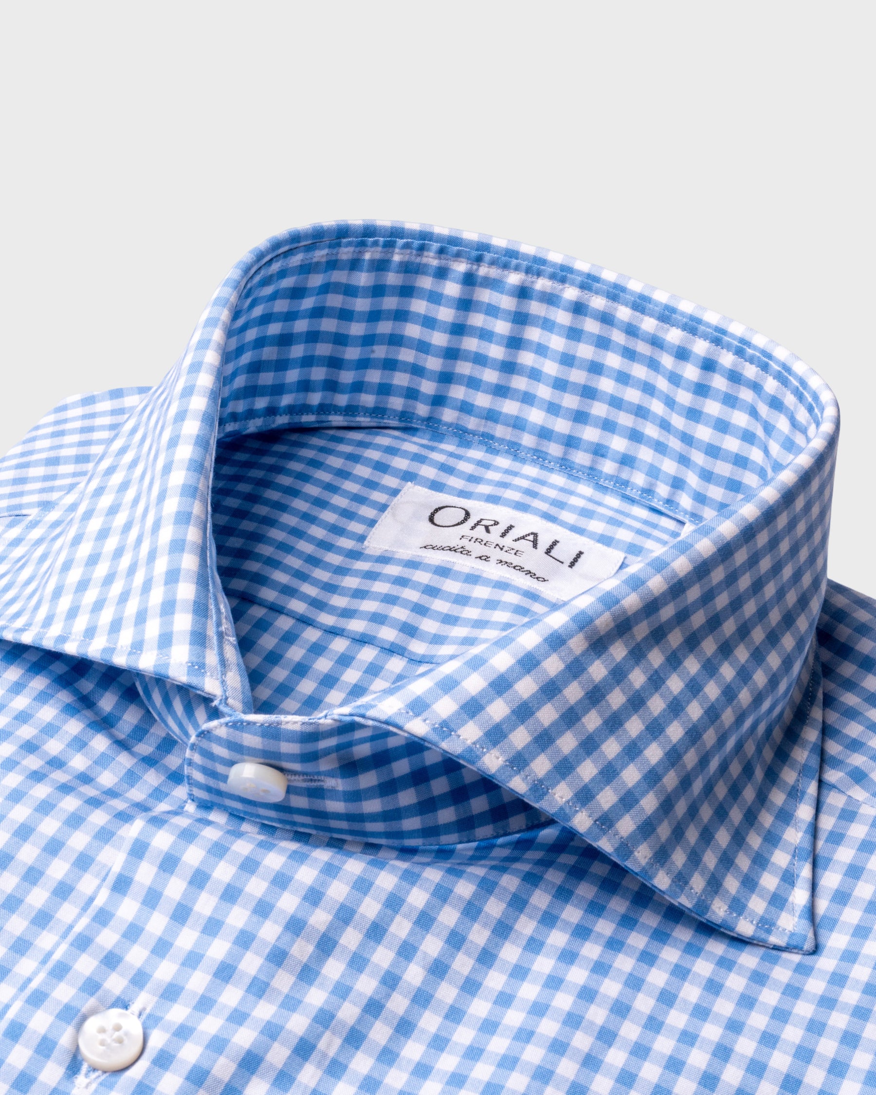 Camicia A Quadri Popeline
