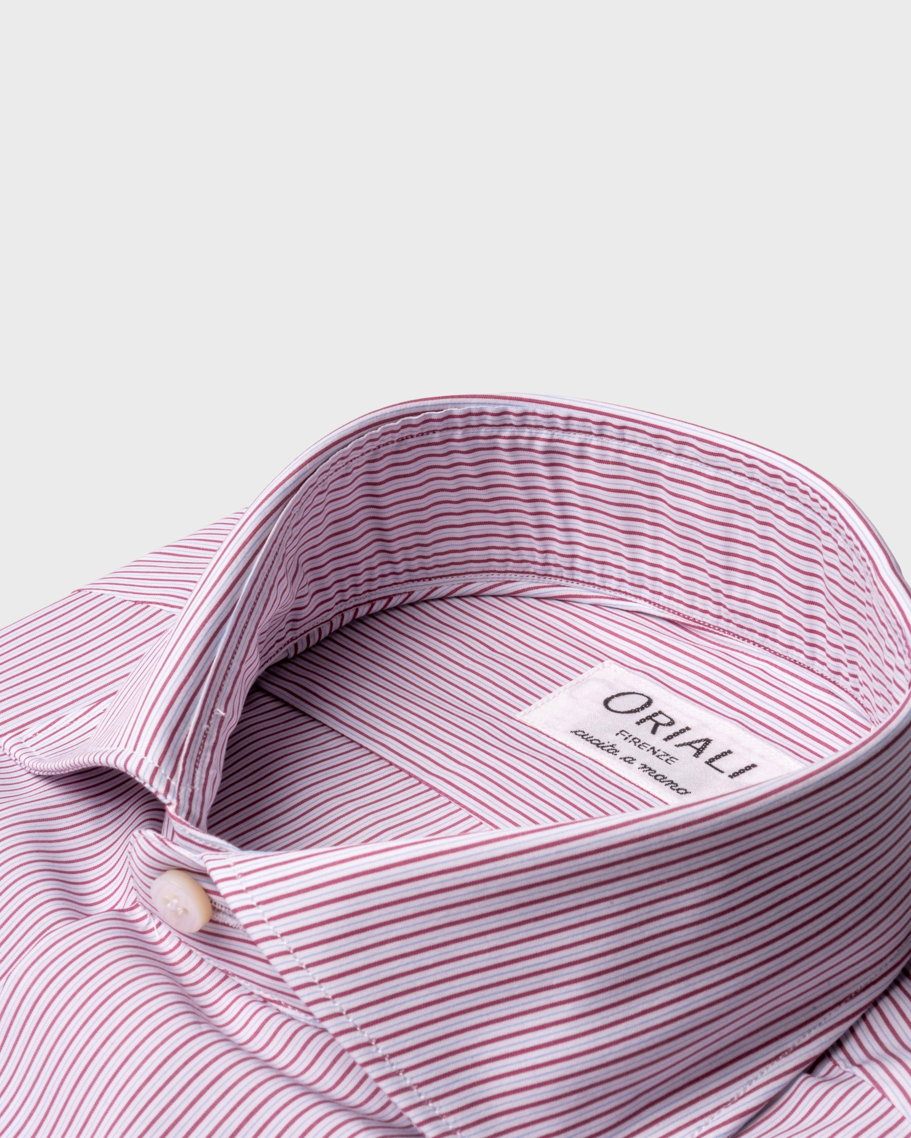 Camicia A Righe Classico Popeline