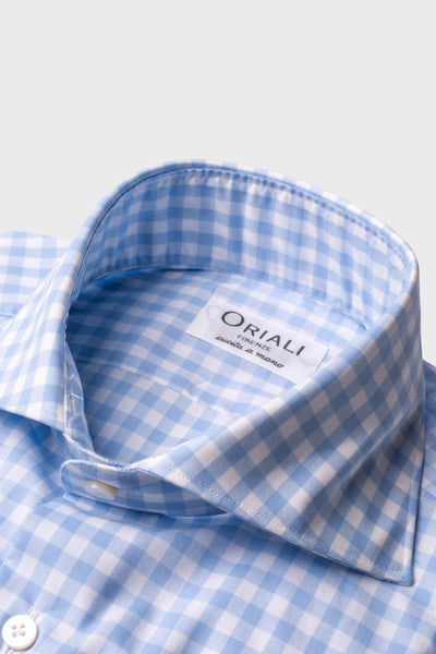 Camicia Quadri Azzurro