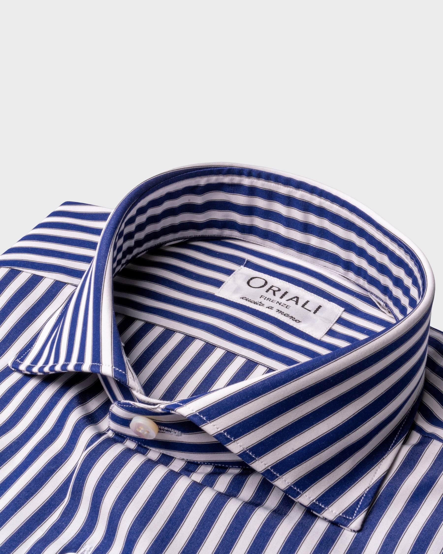 Camicia A Righe Signature Popeline