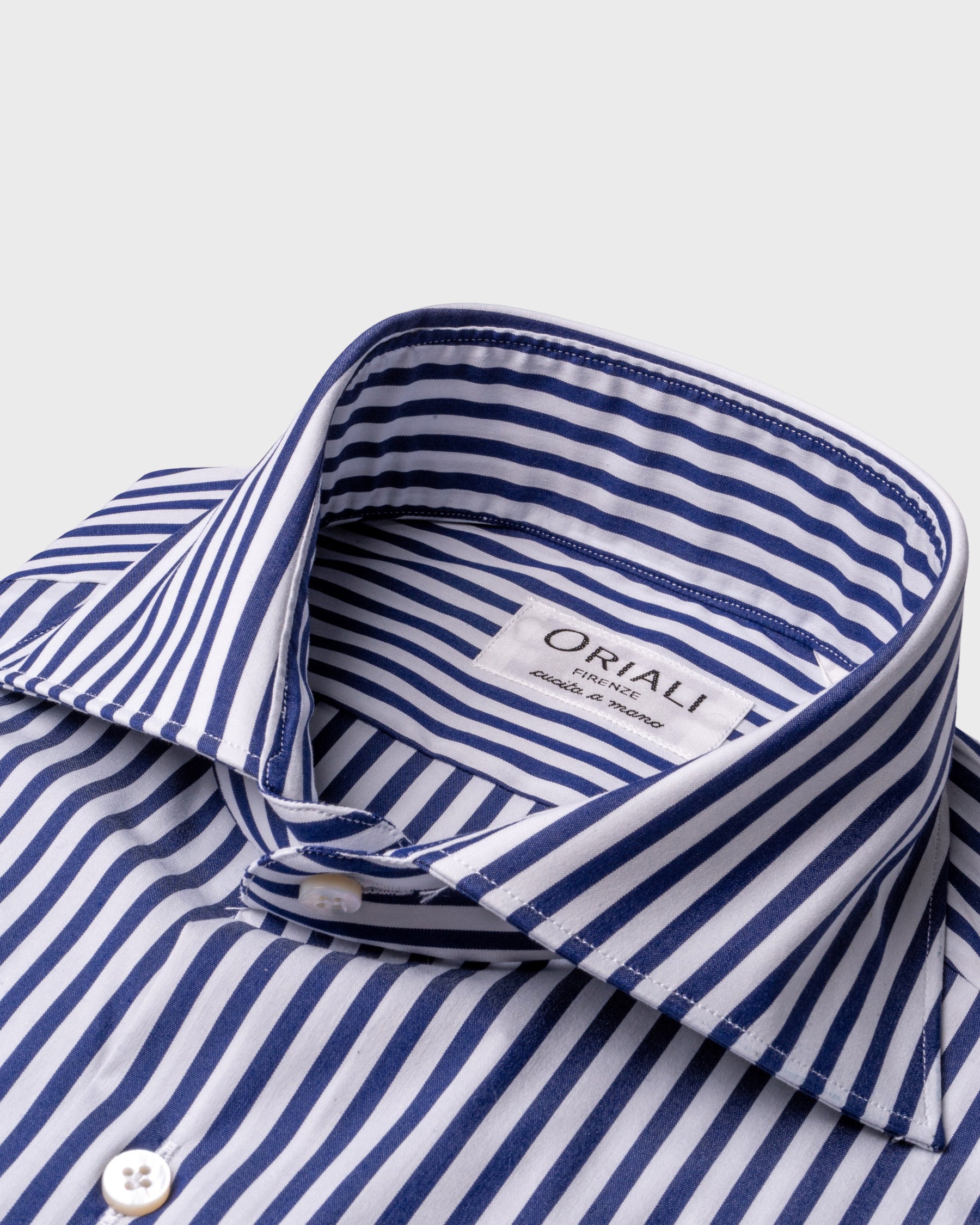 Camicia A Righe Signature Popeline