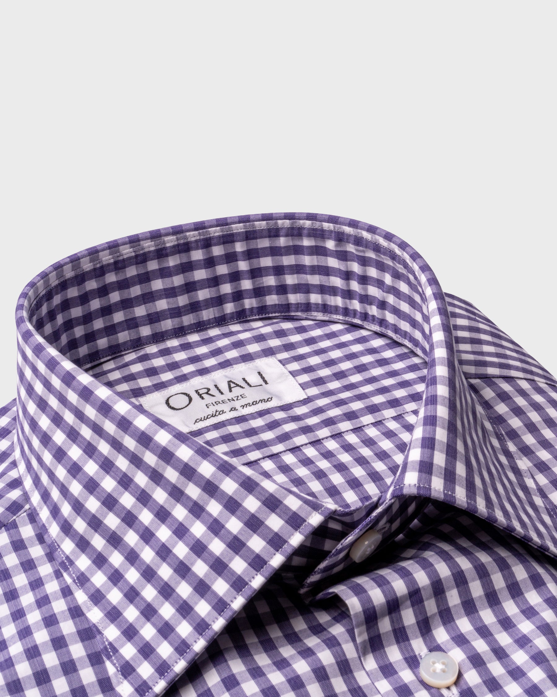 Camicia A Quadri Signature Popeline
