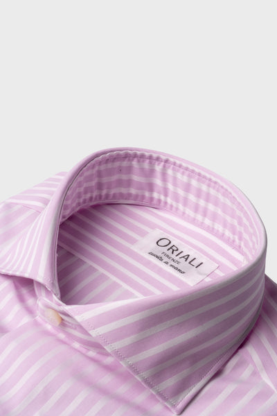 Camicia A Righe Signature Fil A Fil