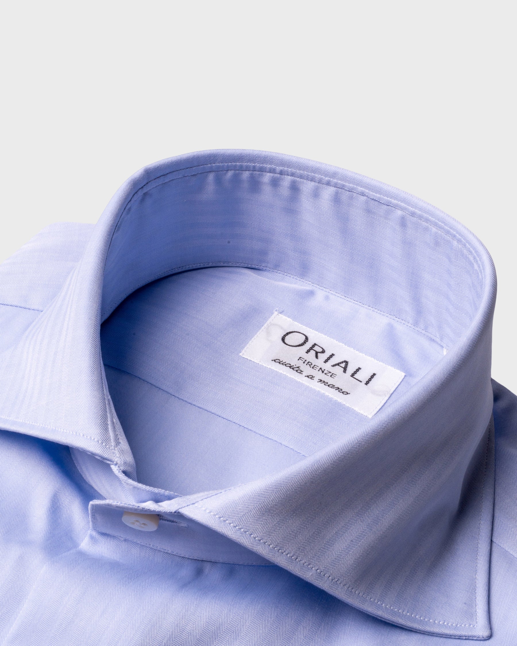 Camicia Celeste Medio Twill
