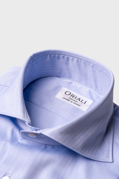 Camicia Celeste Medio Twill