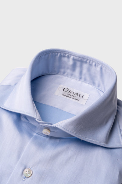Camicia Azzurro Chiaro Twill