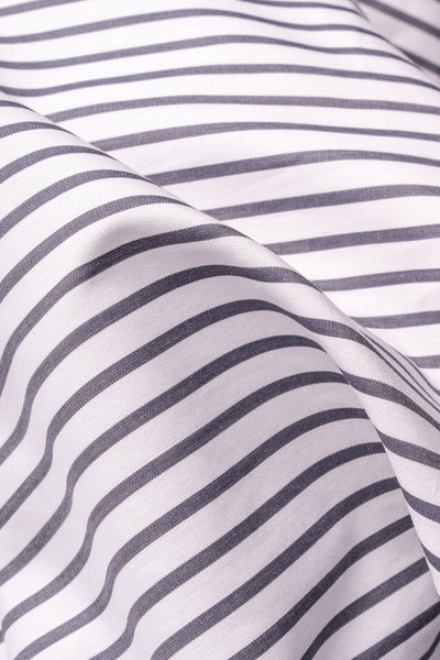 Camicia A Righe Signature Popeline
