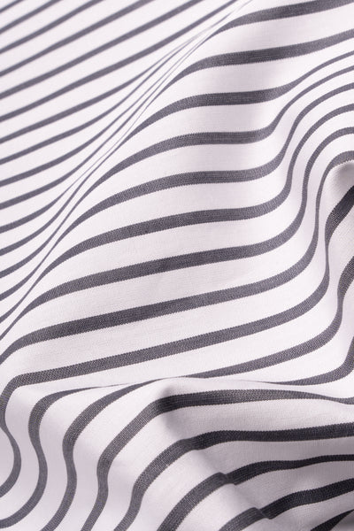 Camicia A Righe Signature Popeline