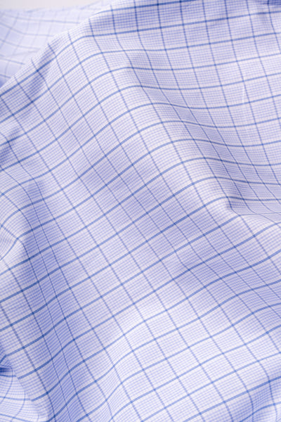 Camicia A Quadri Signature Popeline