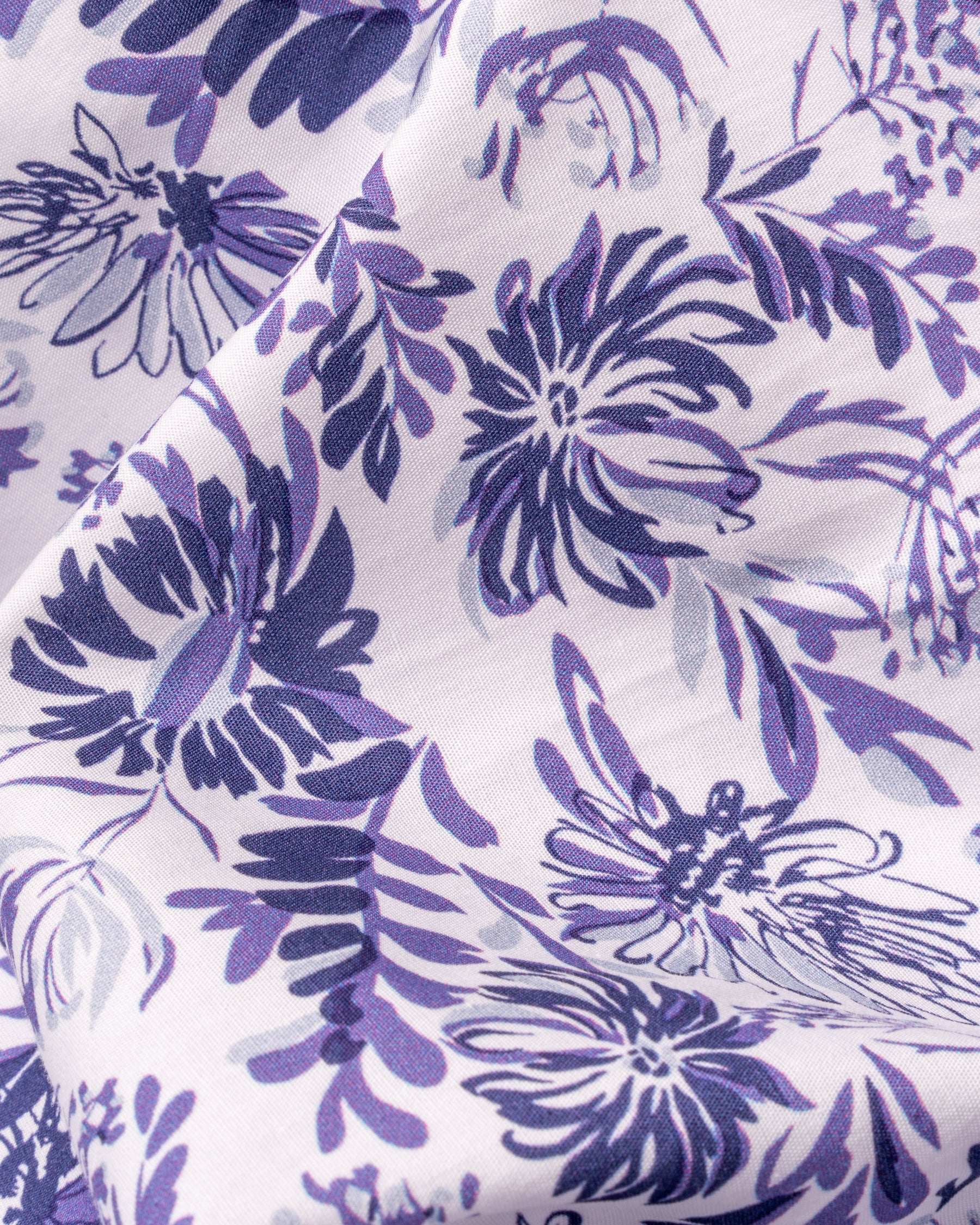 Camicia Stampa Floreale Popeline