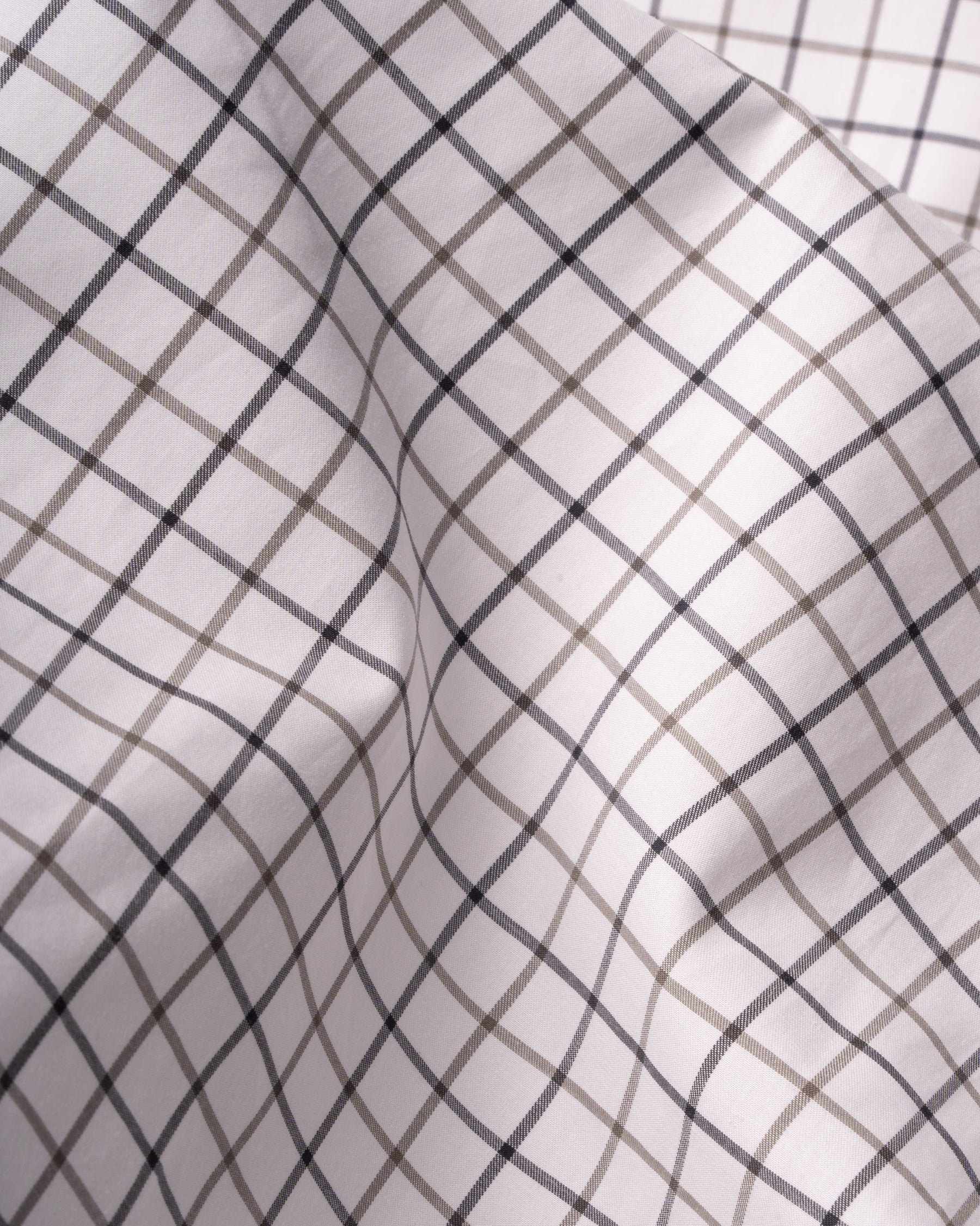 Camicia A Quadri Signature Popeline