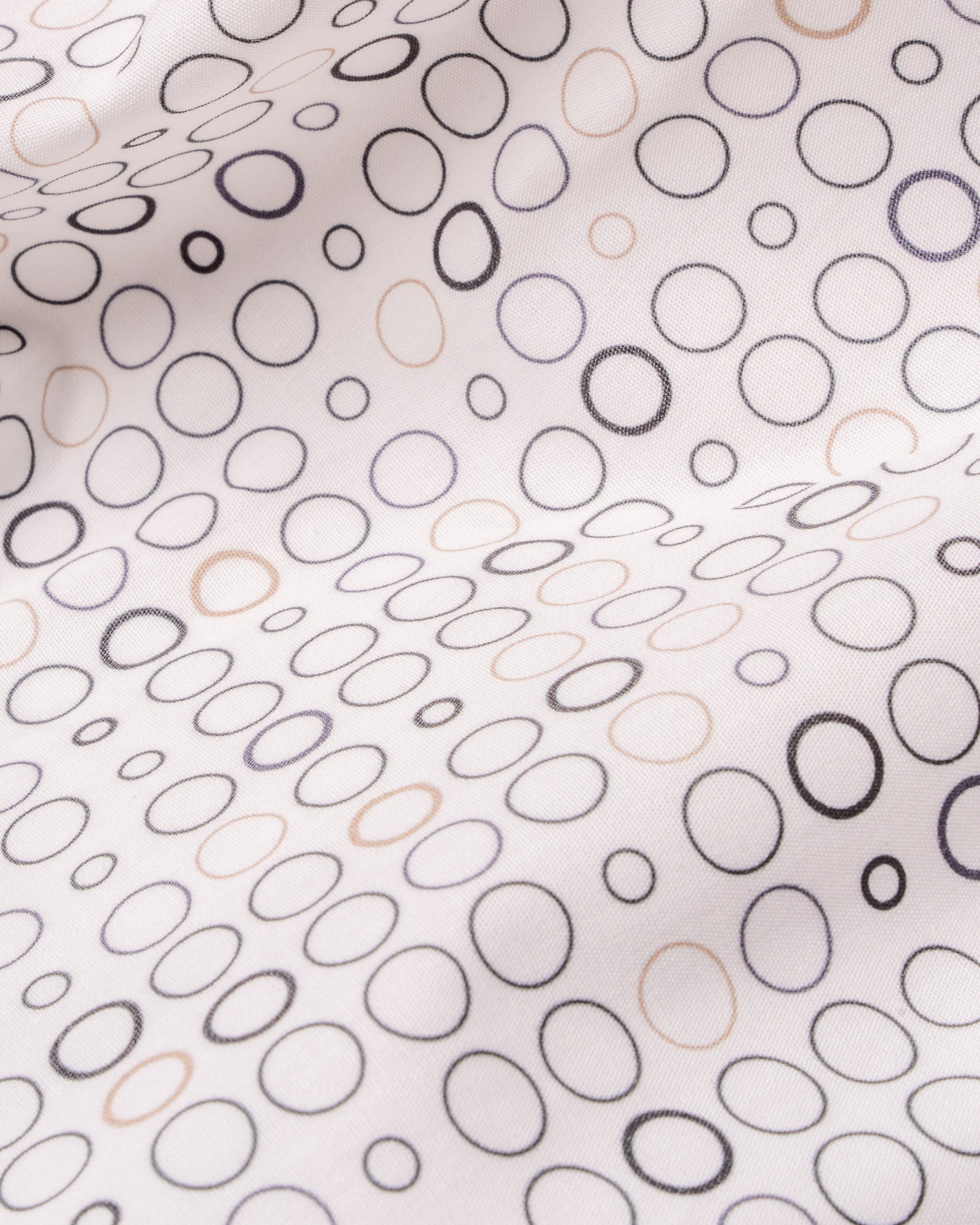 Camicia Stampa Geometrica Popeline