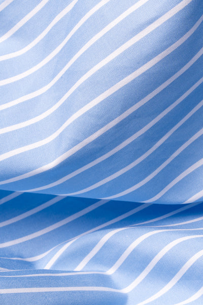 Chemise en popeline rayée Signature