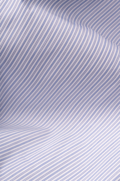 Chemise en popeline rayée Signature