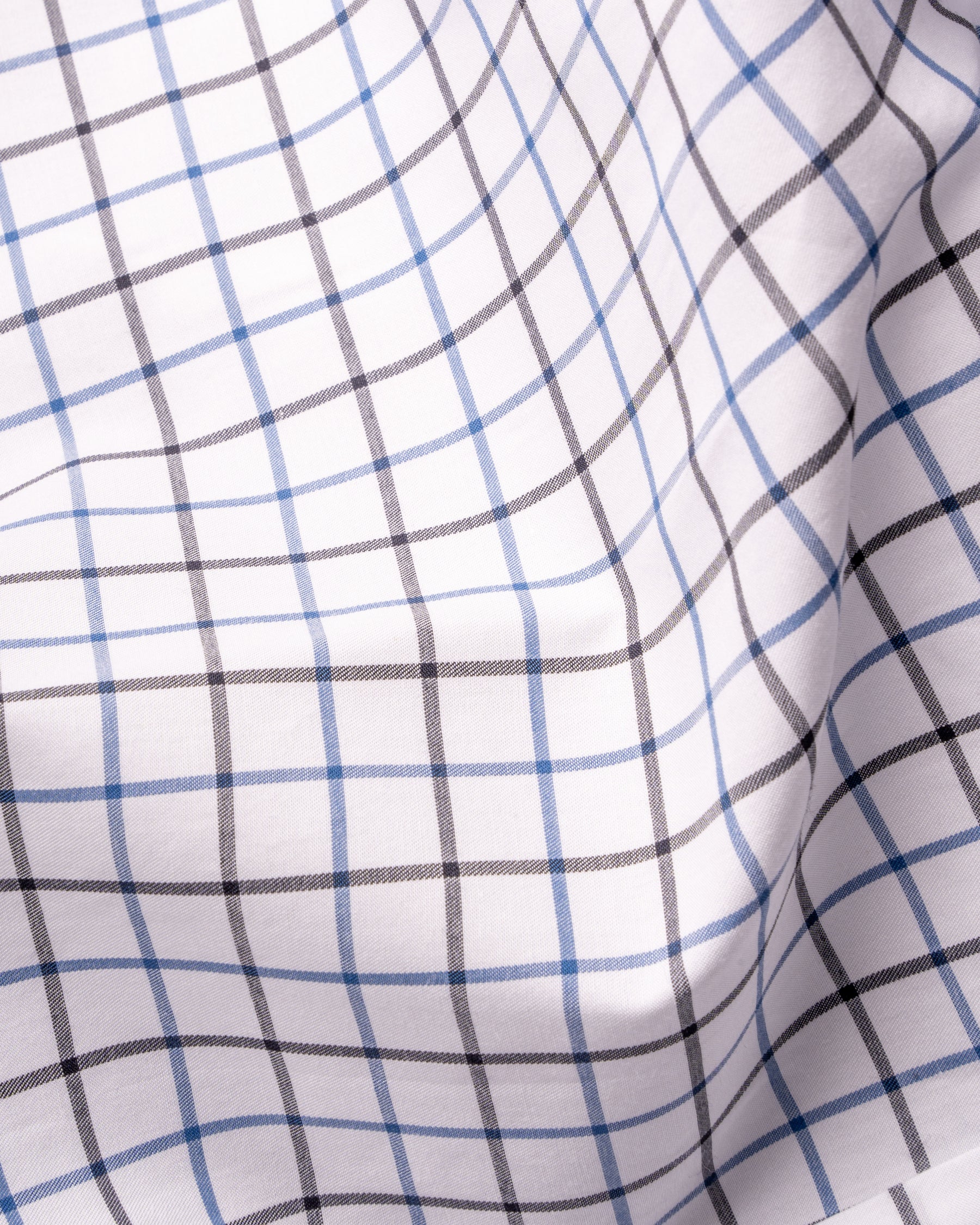 Camicia A Quadri Signature Popeline