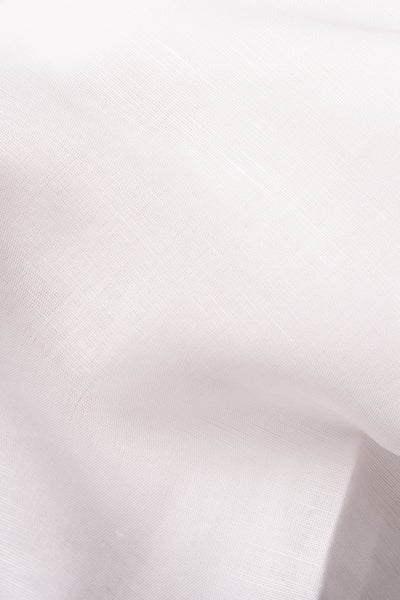 Camicia Bianca Cotone-Lino