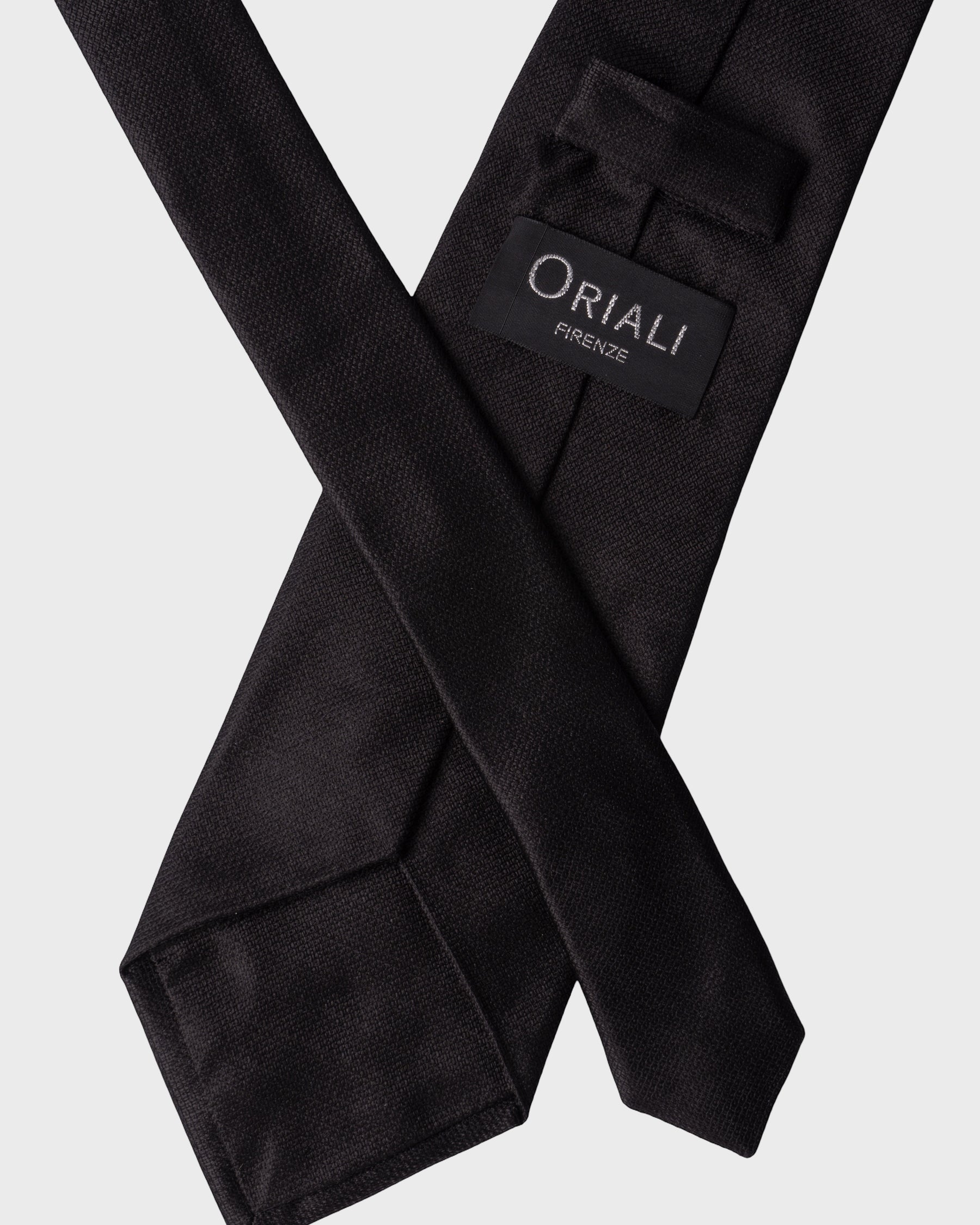 Cravatta Tinta Unita Jacquard