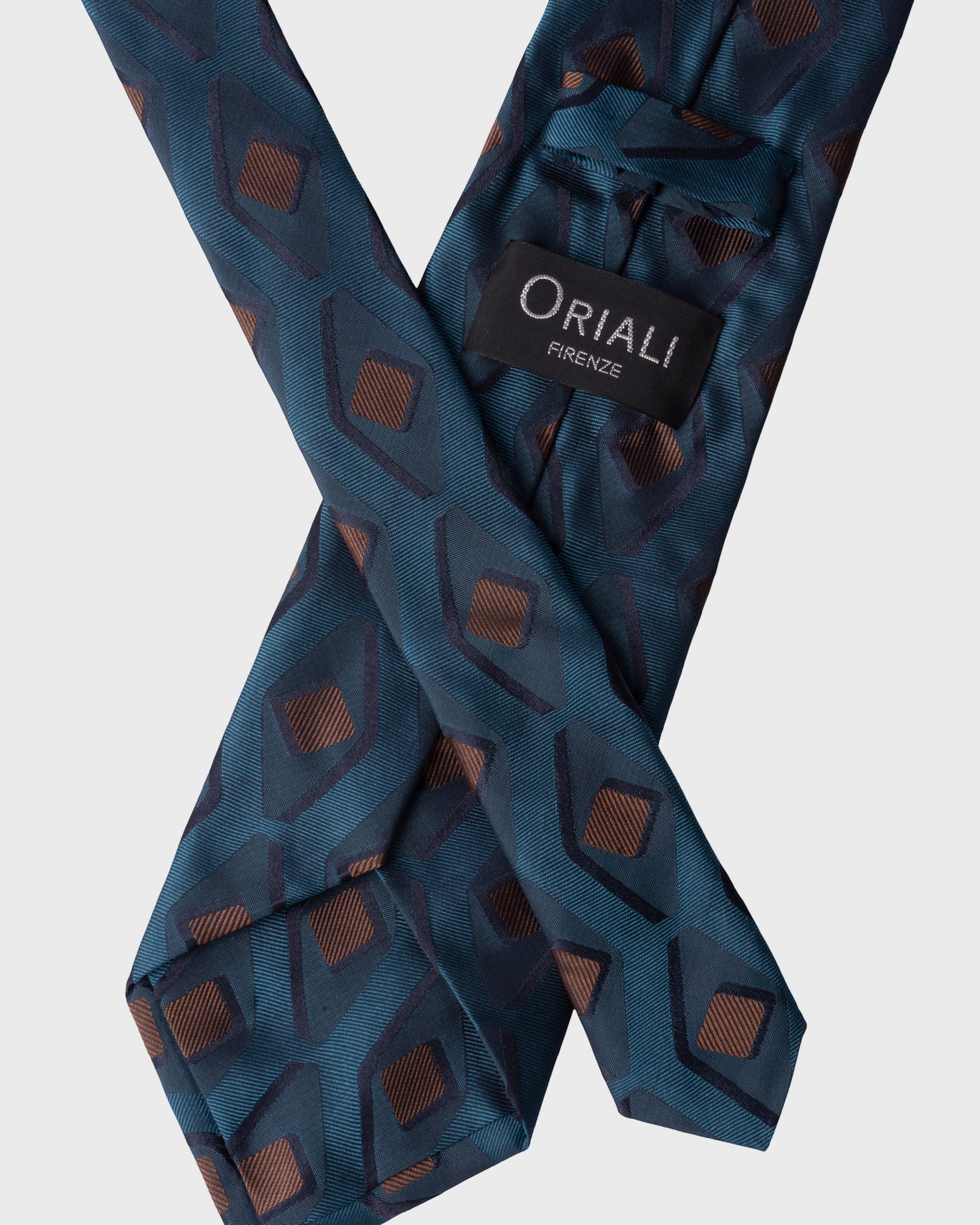 Cravatta Jacquard Disegno Optical