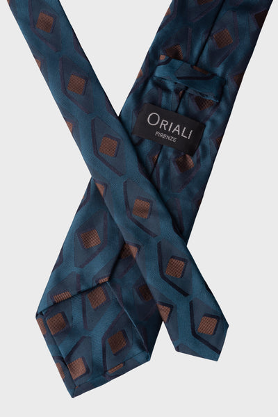 Cravatta Jacquard Disegno Optical