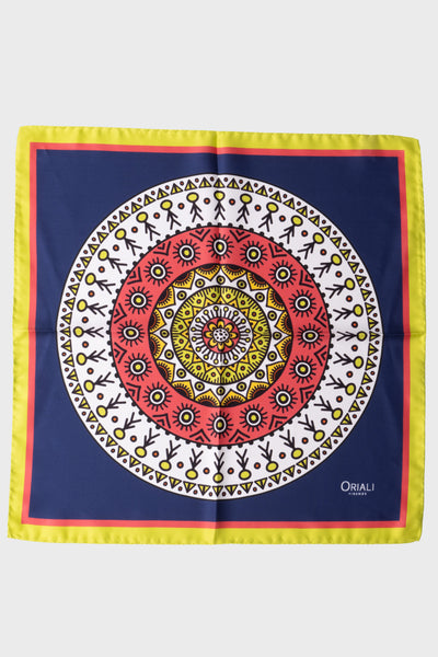 Printed Twill Clutch Scarf