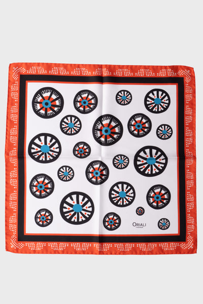 Printed Twill Clutch Scarf