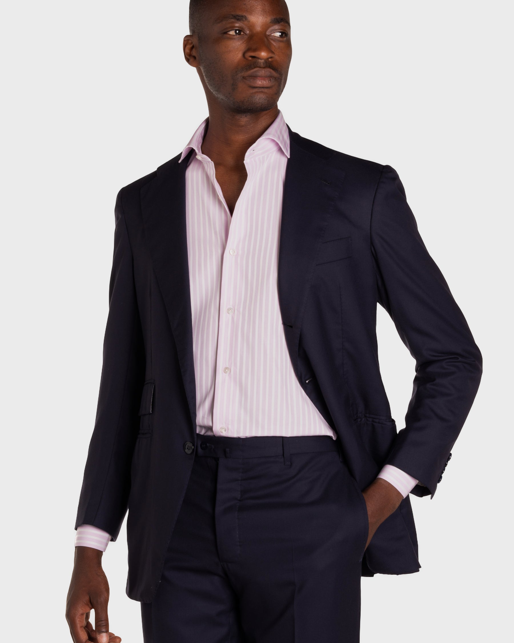 Camicia A Righe Signature Fil A Fil