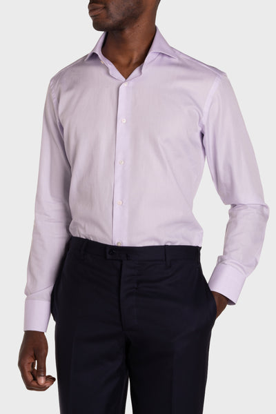 Camicia Lilla Chiaro Oxford