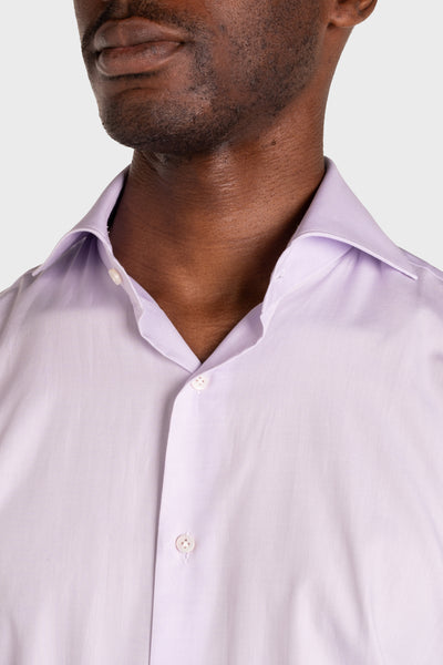 Camicia Lilla Chiaro Oxford