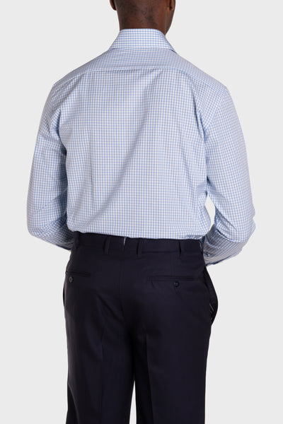 Camicia A Quadri Popeline