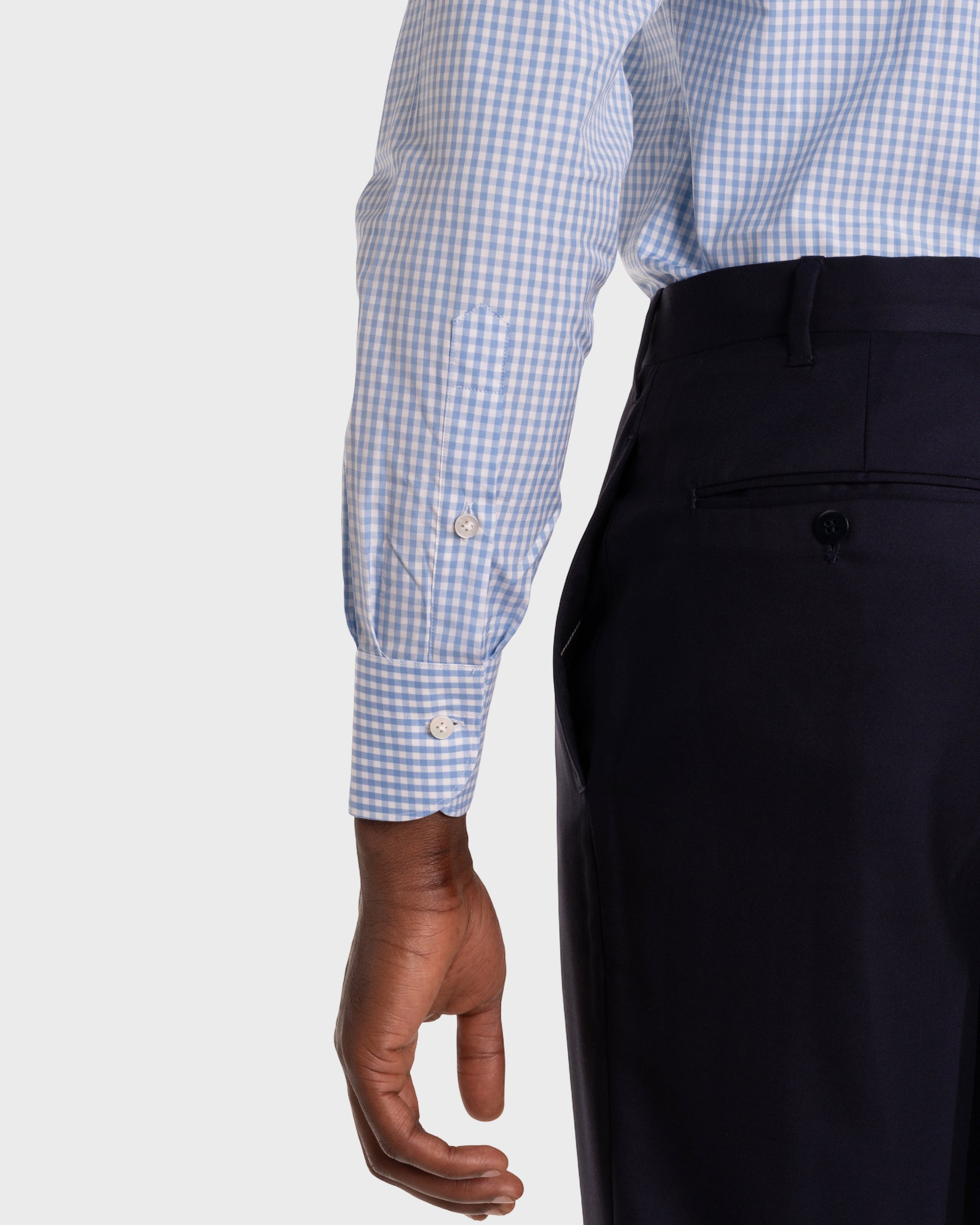 Camicia A Quadri Popeline
