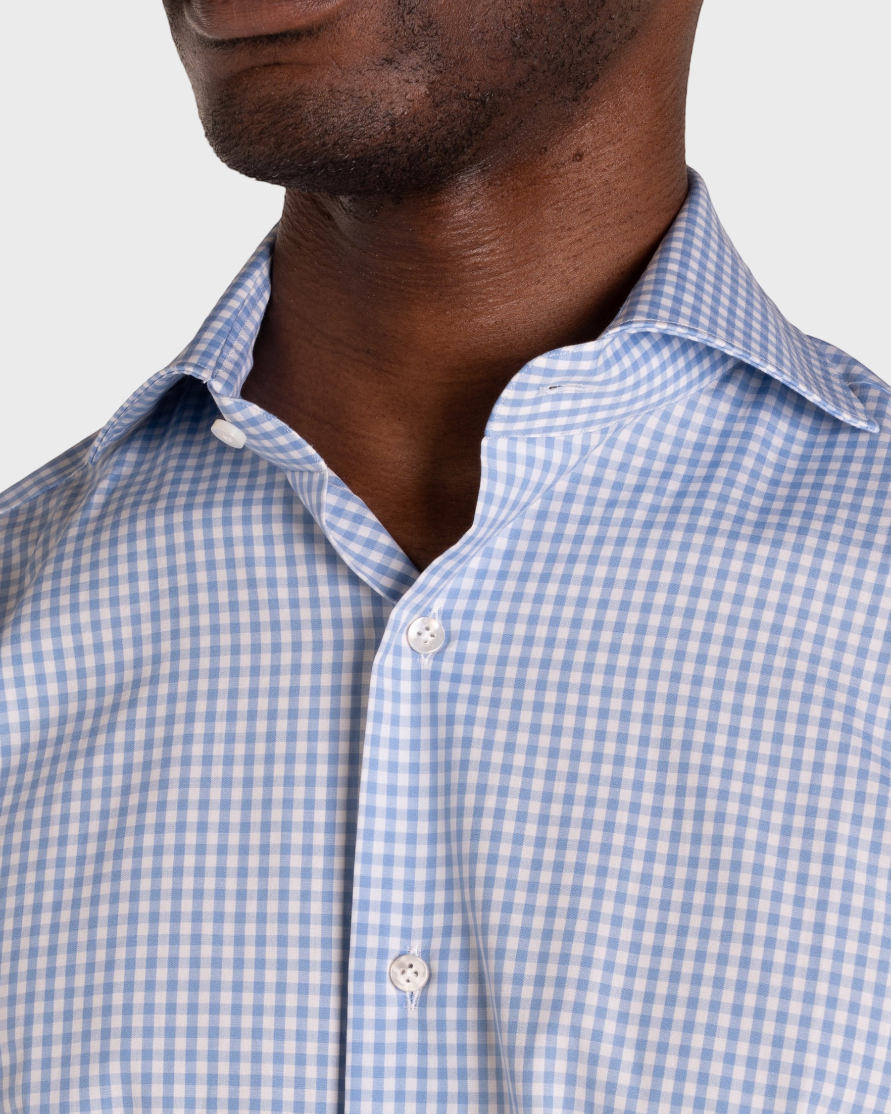 Camicia A Quadri Popeline