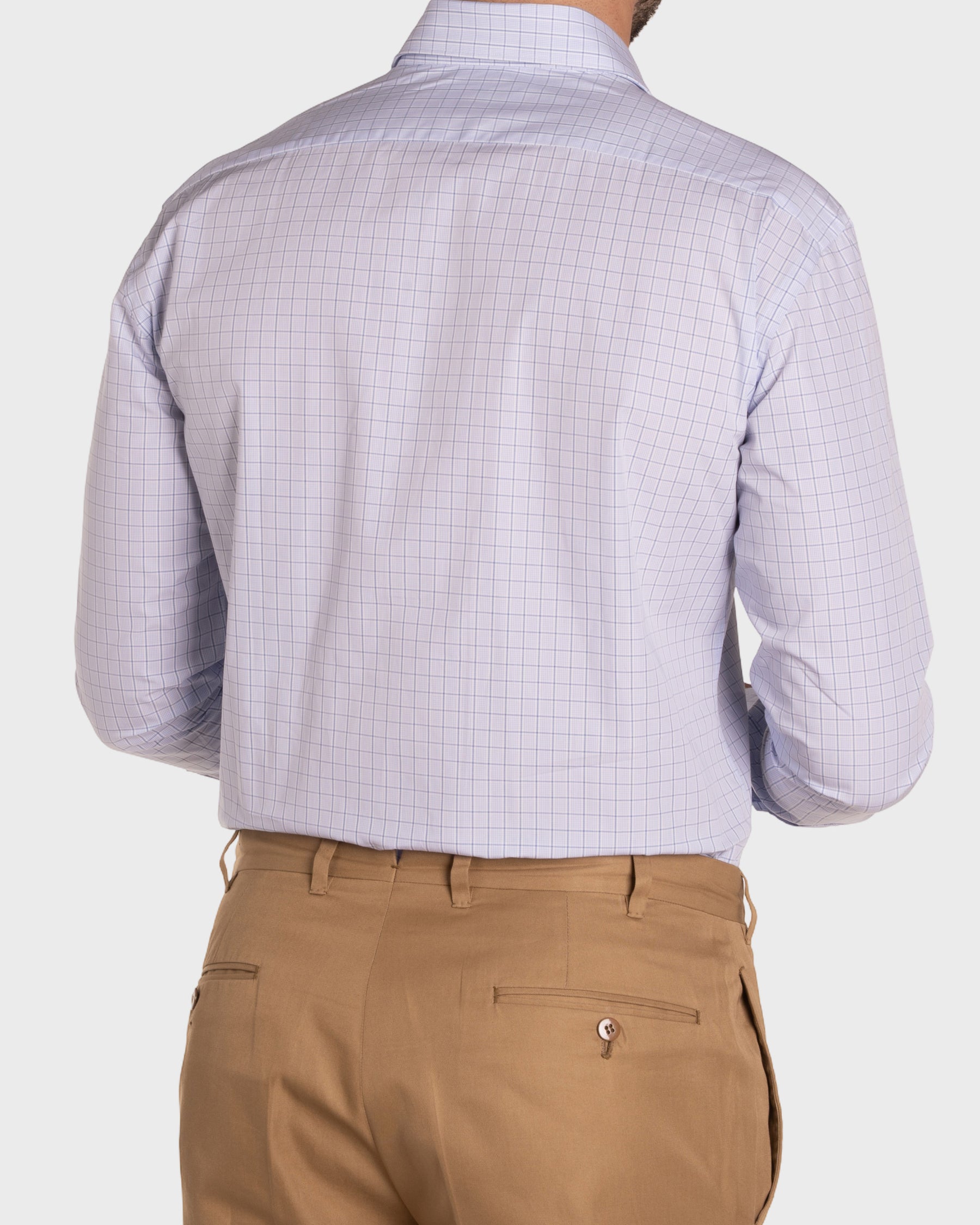 Camicia A Quadri Signature Popeline