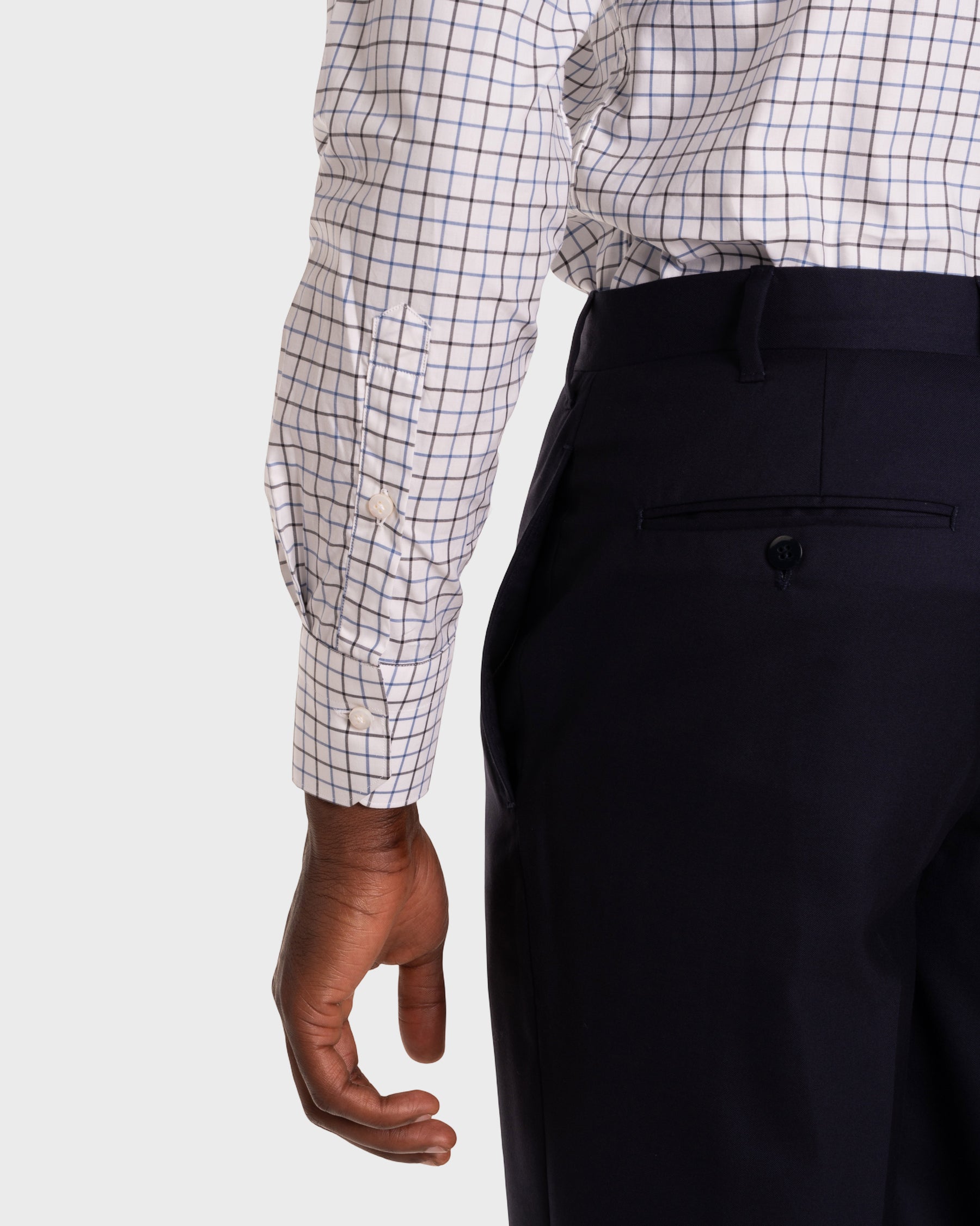Camicia A Quadri Signature Popeline