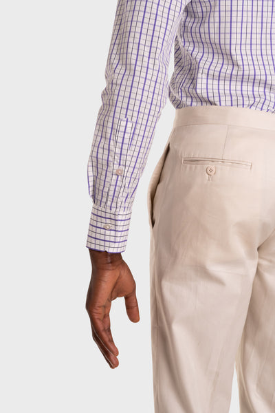 Camicia A Quadri Signature Popeline