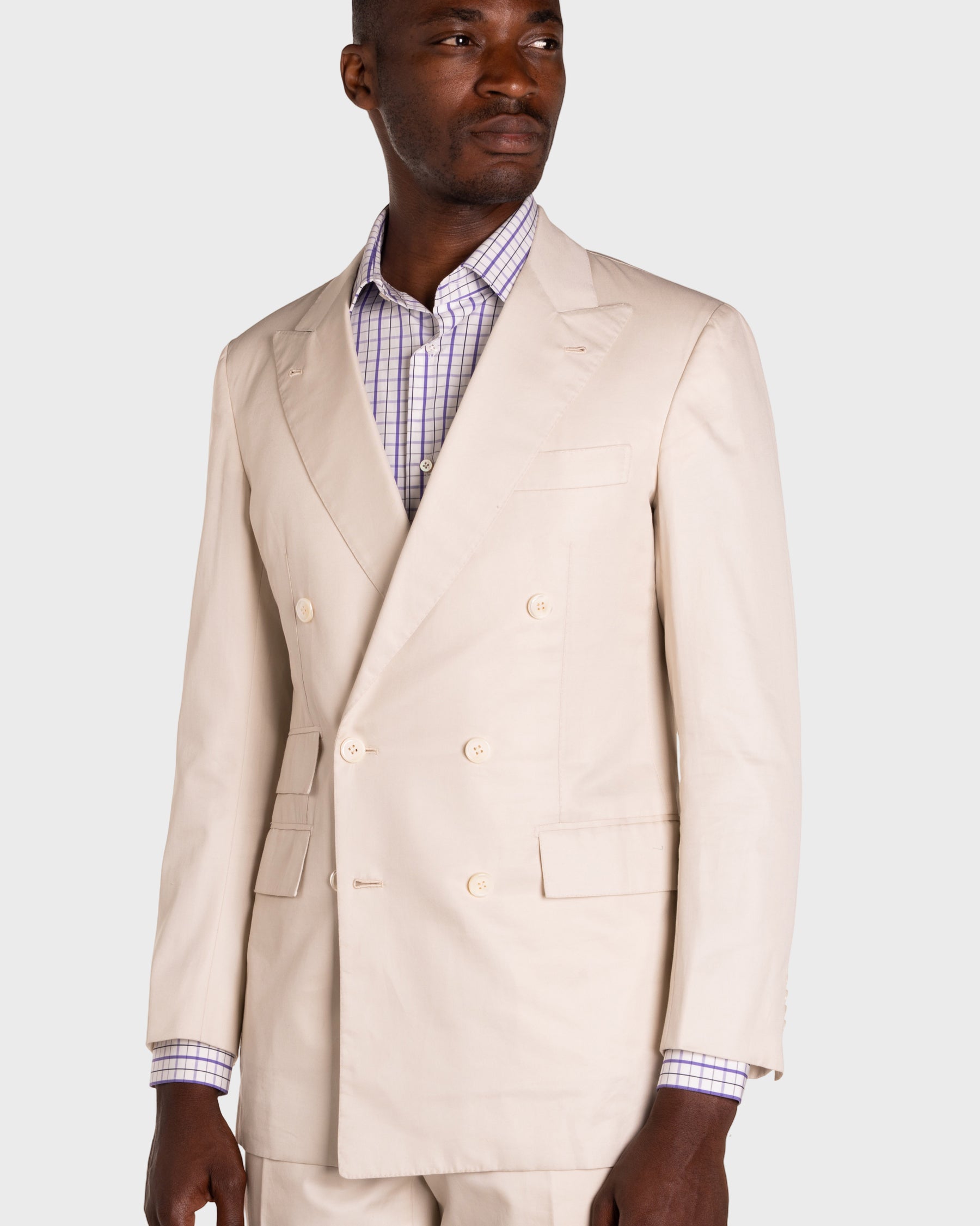 Camicia A Quadri Signature Popeline