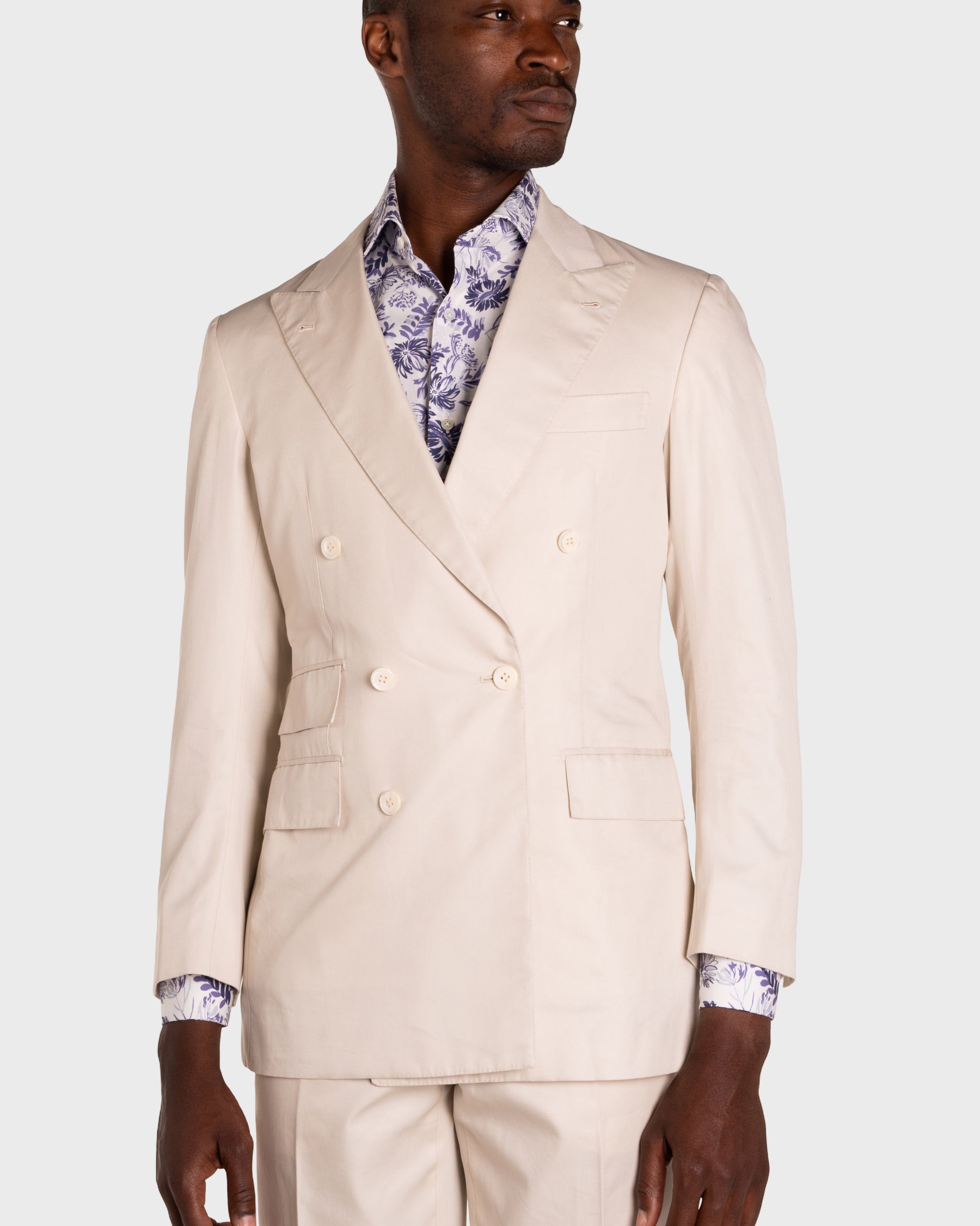 Camicia Stampa Floreale Popeline