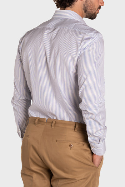 Camicia A Righe Popeline