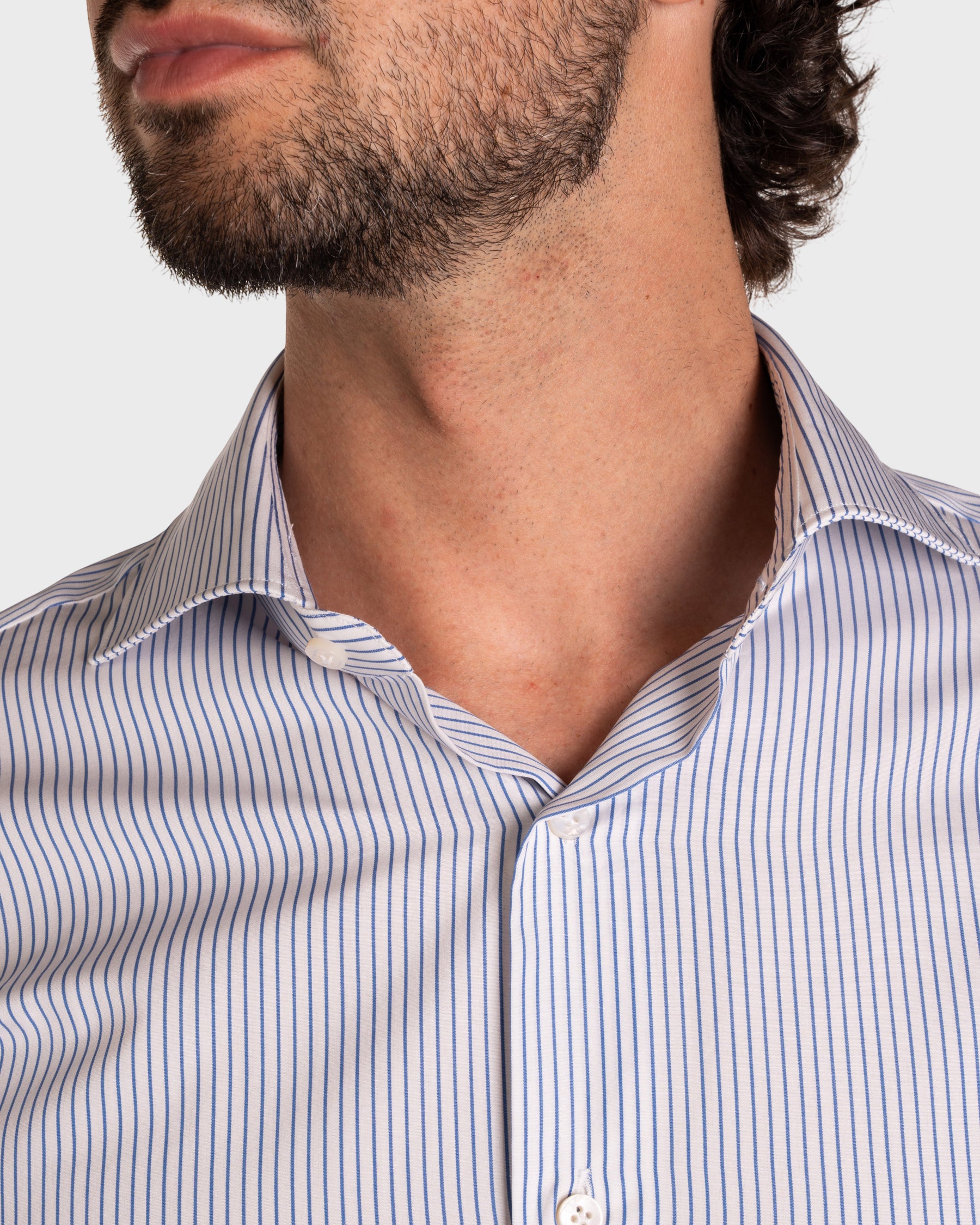 Camicia A Righe Popeline