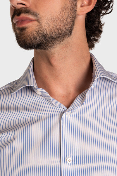 Camicia A Righe Popeline