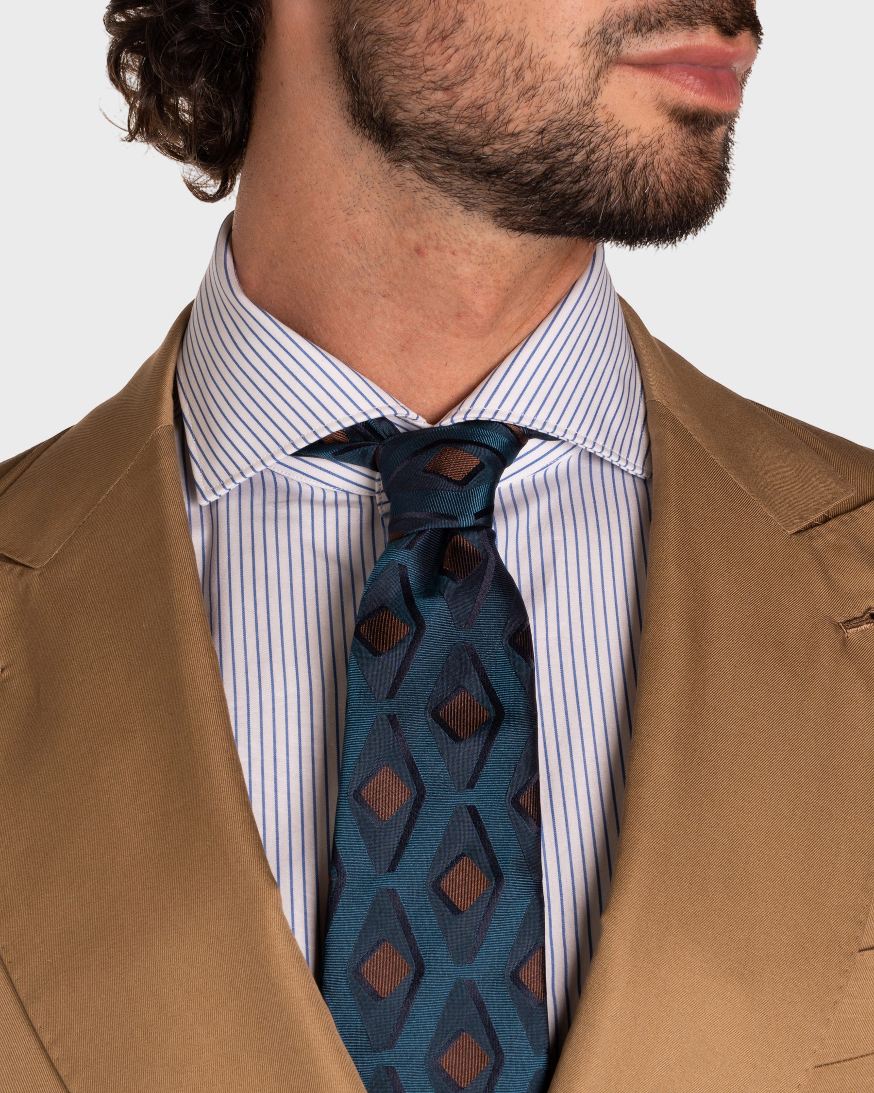 Camicia A Righe Popeline